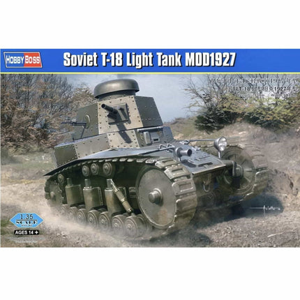 Hobby Boss - Soviet T - 18 Light Tank MOD1927 1/35 - The Scale Model Stash