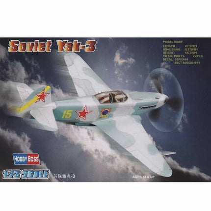 Hobby Boss - Soviet Yak - 3 1/72 - The Scale Model Stash