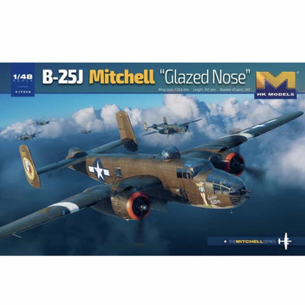 Hong Kong Models - B - 25J Mitchell Glazed Nose 1/48 - The Scale Model Stash