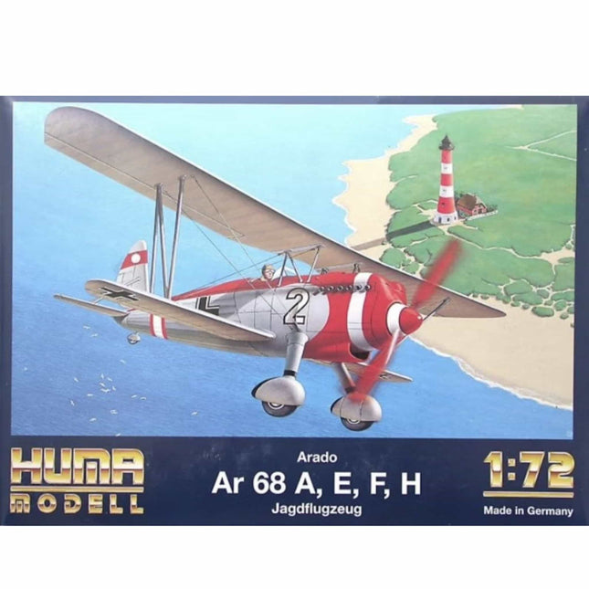 HUMA Modell - Arado Ar 68 A, E, F, H Jagdflugzeug 1/72 - The Scale Model Stash