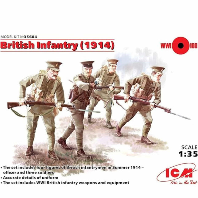 ICM - British Infantry 1914 1/35 - The Scale Model Stash