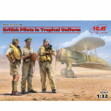 ICM - British Pilots in Tropical Uniform 1/32 - The Scale Model Stash