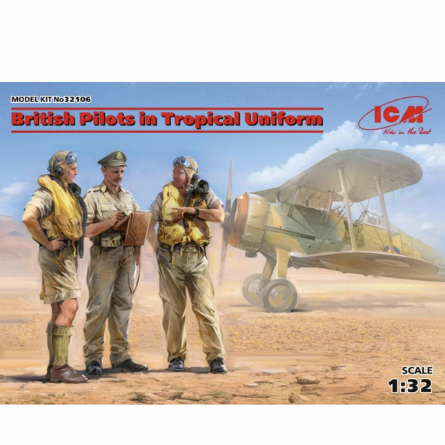 ICM - British Pilots in Tropical Uniform 1/32 - The Scale Model Stash