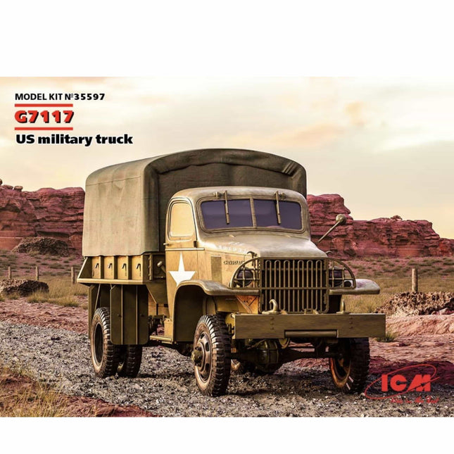 ICM - G7117 US Military Truck 1/35 - The Scale Model Stash