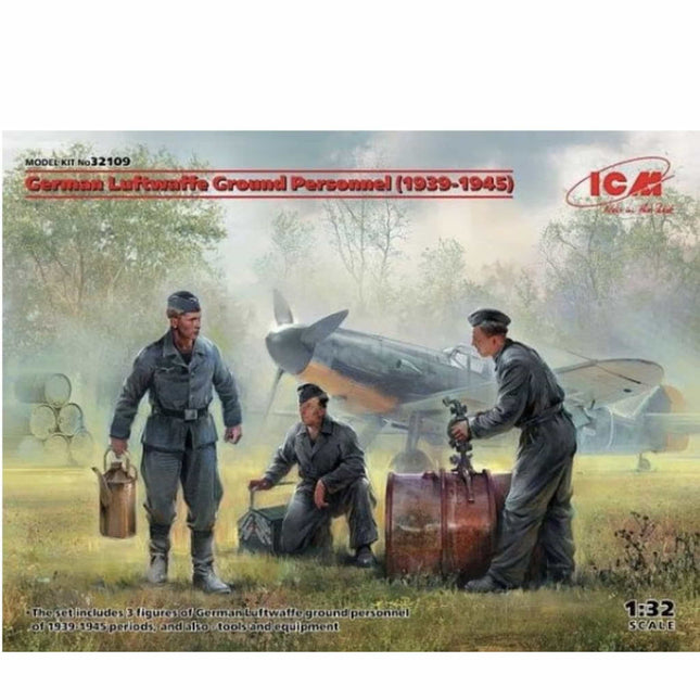 ICM - German Luftwaffe Ground Personnel (1939 - 1945) 1/32 - The Scale Model Stash