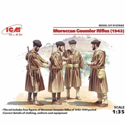 ICM - Moroccan Goumier Rifles (1943) 1/35 - The Scale Model Stash