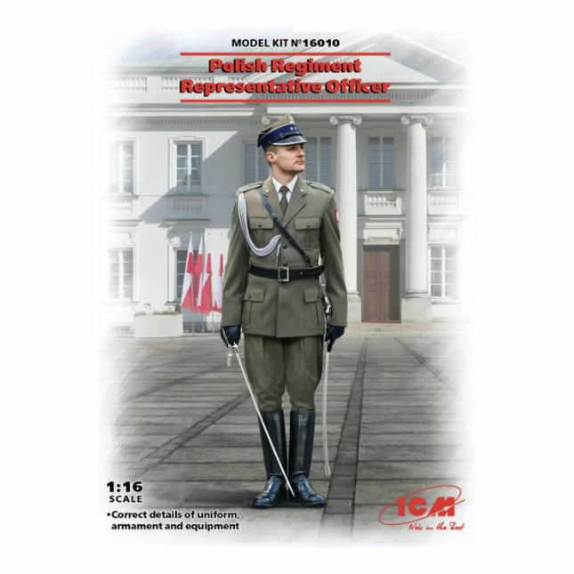 ICM - Polish Regiment Representative Officer 1/16 - The Scale Model Stash