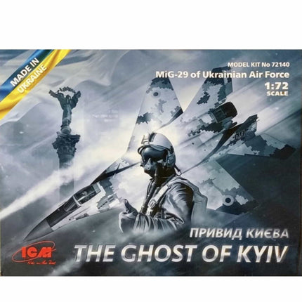 ICM - The Ghost of Kyiv MiG - 29 of Ukrainian Air Forces 1/72 - The Scale Model Stash