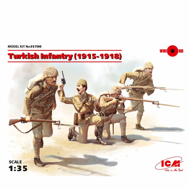 ICM - Turkish Infantry (1915 - 1918) 1/35 - The Scale Model Stash