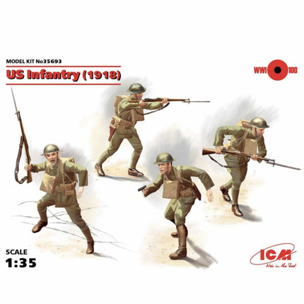 ICM - US Infantry (1918) 1/35 - The Scale Model Stash