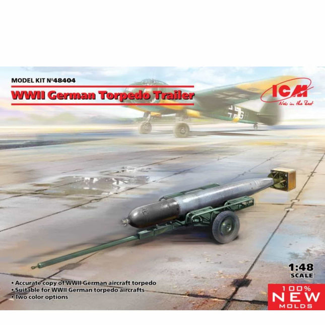 ICM - WWII German Torpedo Trailer 1/48 - The Scale Model Stash