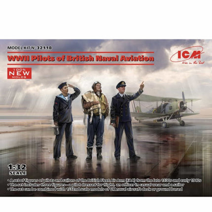 ICM - WWII Pilots of British Naval Aviation 1/32 - The Scale Model Stash