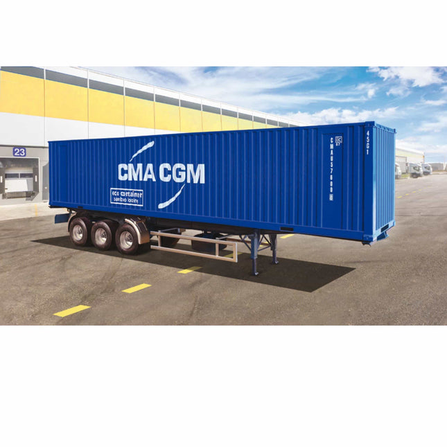 Italeri - 40' Container Trailer - 1/24 (No.3951) - The Scale Model Stash