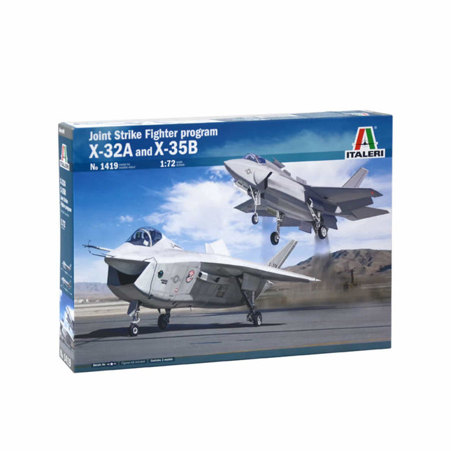 Italeri - Joint Strike Fighter Program X - 32A and X - 35B 1/72 - The Scale Model Stash