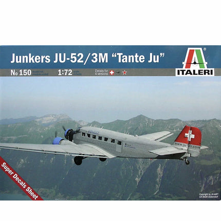 Italeri - Junkers JU - 52 / 3M Tante Ju 1/72 - The Scale Model Stash