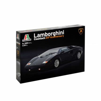 Italeri - Lamborghini Countach 25th Anniversary 1/24 - The Scale Model Stash