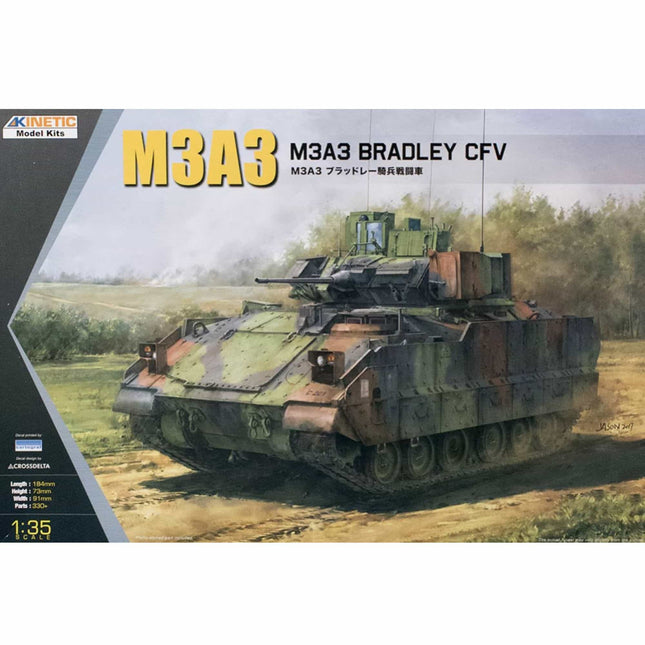 Kinetic Models - M3A3 Bradley CFV Tank 1/35 - The Scale Model Stash