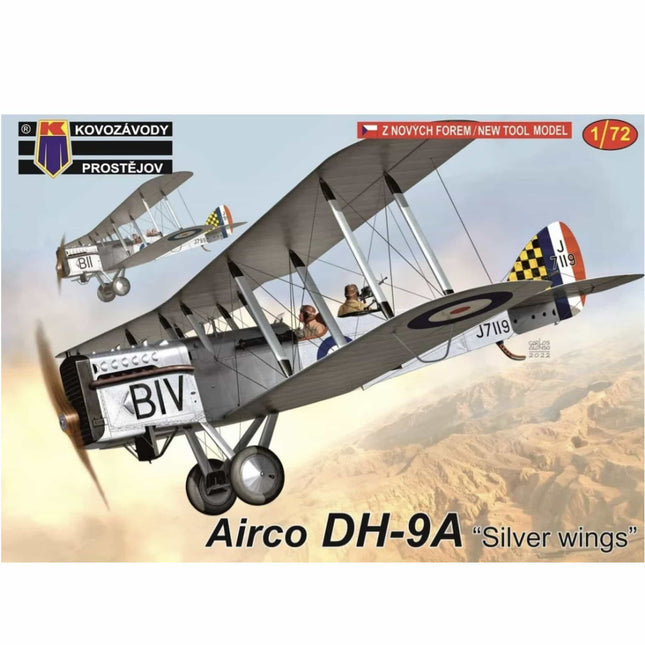 Kovozávody Prostějov - Airco DH - 9A Silver Wings 1/72 - The Scale Model Stash