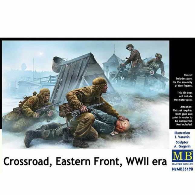 Masterbox - Crossroad, Eastern Front, WWII era 1/35 - The Scale Model Stash