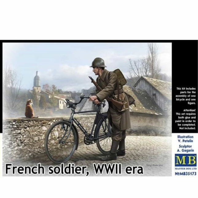 Masterbox - French Soldier World War 2 Era 1/35 - The Scale Model Stash