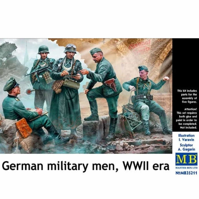 Masterbox - German Military Men WWII era 1/35 - The Scale Model Stash