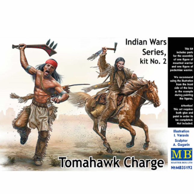 Masterbox - Indian War Series No.2 Tomahawk Charge 1/35 - The Scale Model Stash