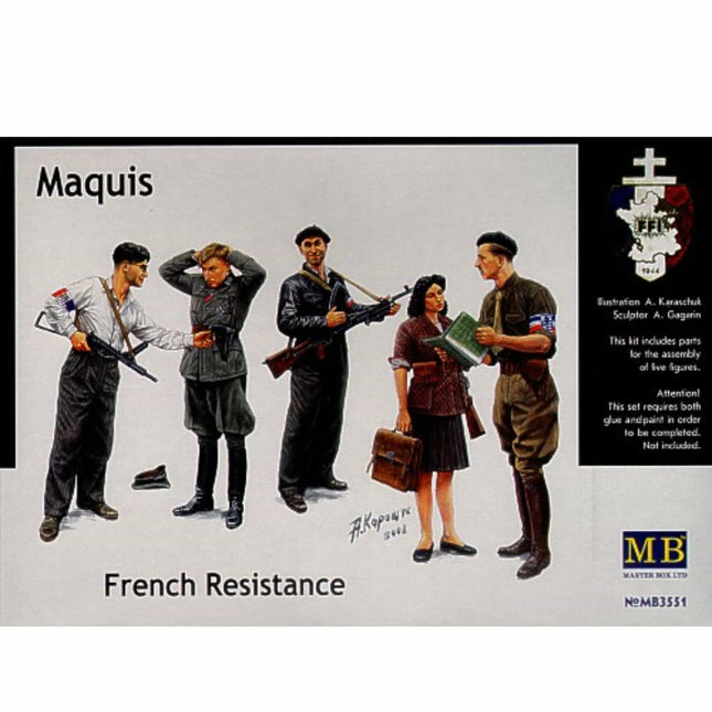 Masterbox - Maquis French Resistance 1/35 - The Scale Model Stash