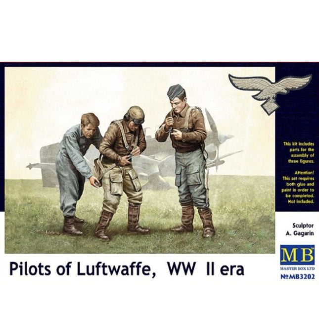 Masterbox - Pilots of Luftwaffe WWII Era 1/32 - The Scale Model Stash