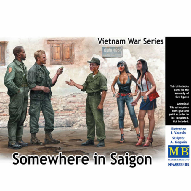 Masterbox - Somewhere in Saigon Vietnam War Series 1/35 - The Scale Model Stash