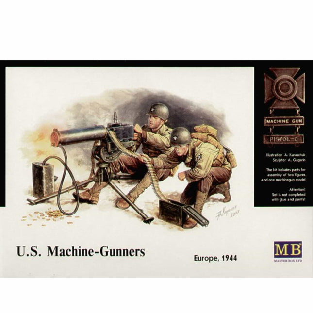 Masterbox - U.S. Machine Gunners. Europe 1944 1/35 - The Scale Model Stash