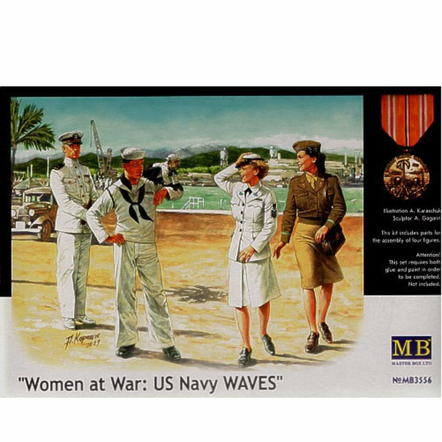 Masterbox - Women at War US Navy WAVES 1/35 - The Scale Model Stash