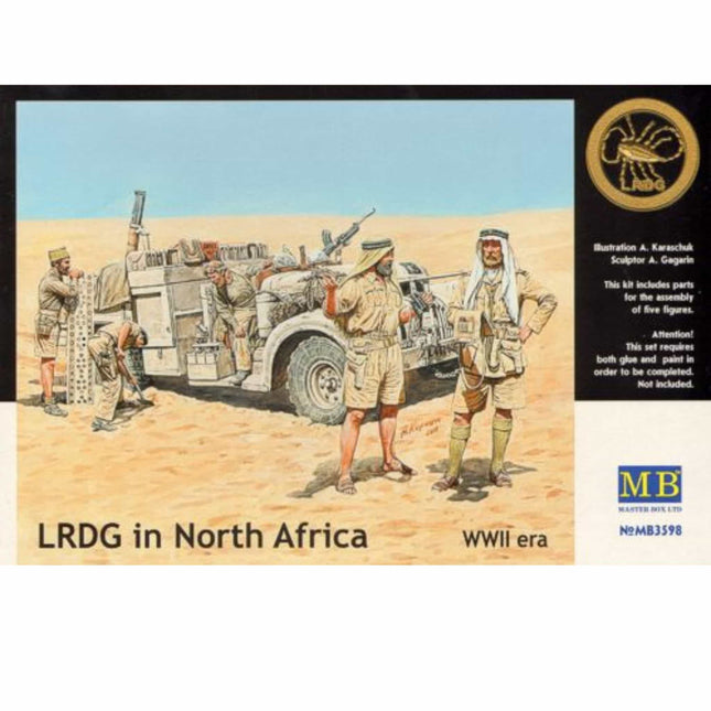 Masterbox - WWII era LRDG in North Africa 1/35 (No.MB3598) - The Scale Model Stash