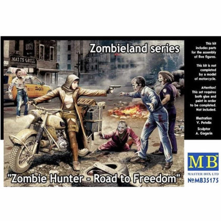 Masterbox - Zombie Hunter - Road to Freedom Zombieland series 1/35 - The Scale Model Stash