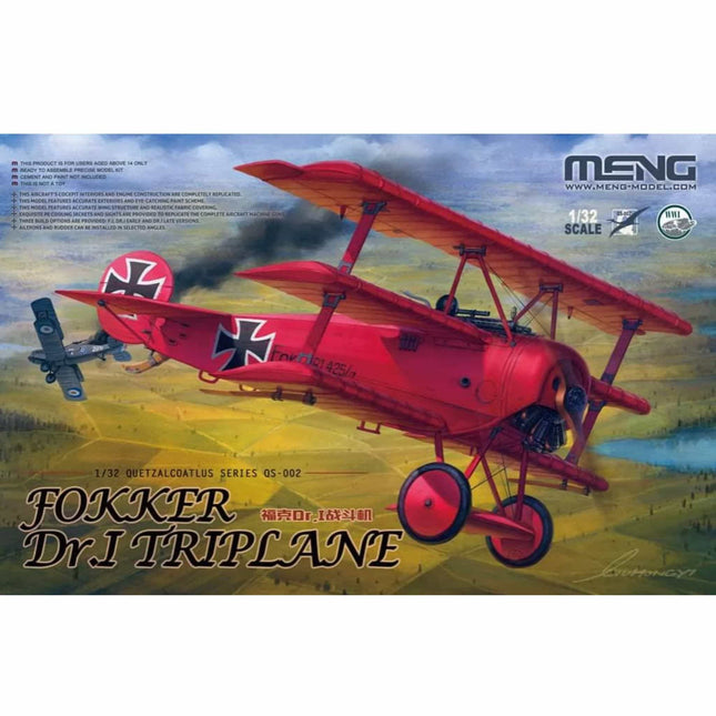 Meng - Fokker Dr.I Triplane 1/32 - The Scale Model Stash