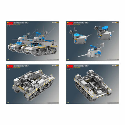 Mini Art - British Stuart Mk.1 Honey Early Prod 1/35 - The Scale Model Stash