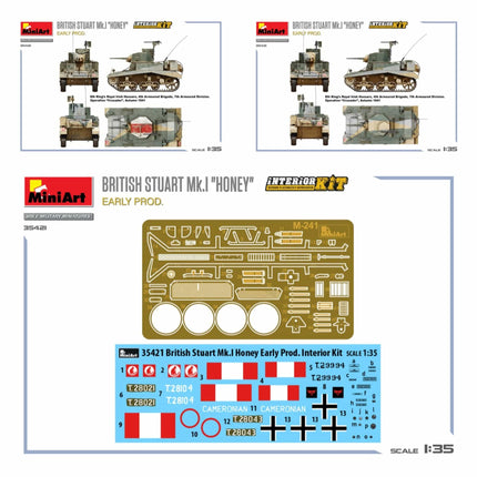 Mini Art - British Stuart Mk.1 Honey Early Prod 1/35 - The Scale Model Stash