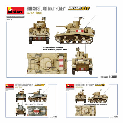 Mini Art - British Stuart Mk.1 Honey Early Prod 1/35 - The Scale Model Stash