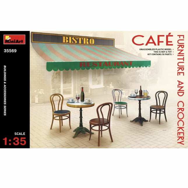 Mini Art - Cafe Furniture and Crockery 1/35 - The Scale Model Stash