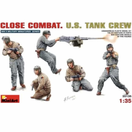 Mini Art - Close Combat U.S. Tank Crew 1/35 - The Scale Model Stash