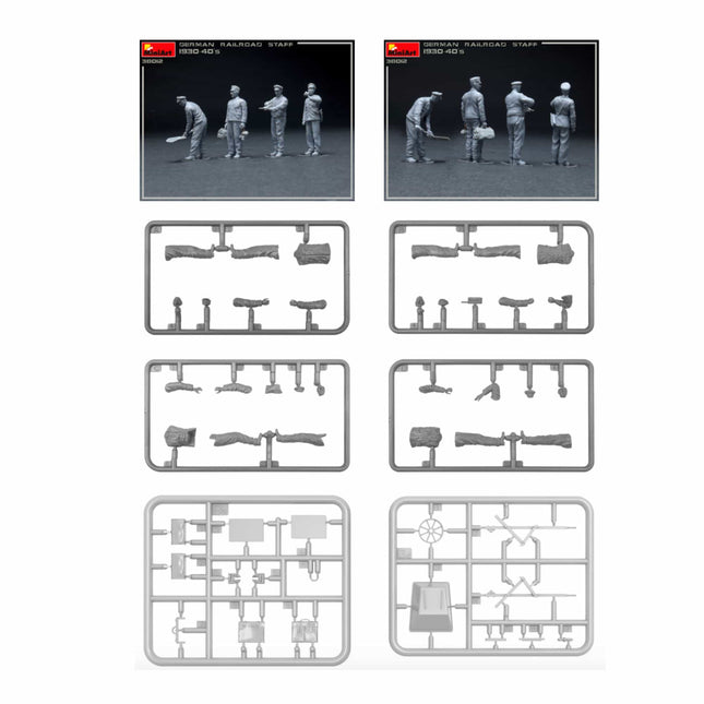 Mini Art - German Railroard Staff 1930 - 40s - 1/35 (38012) - The Scale Model Stash