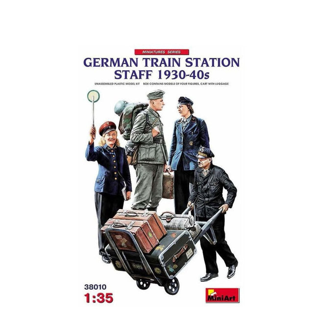 Mini Art - German Train Staff 1930 - 40s - 1/35 (38010) - The Scale Model Stash