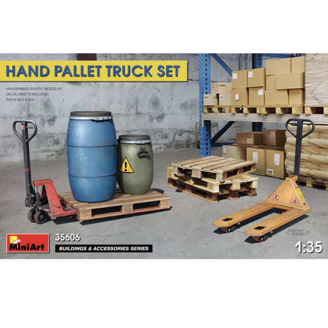 Mini Art - Hand Pallet Truck Set 1/35 - The Scale Model Stash