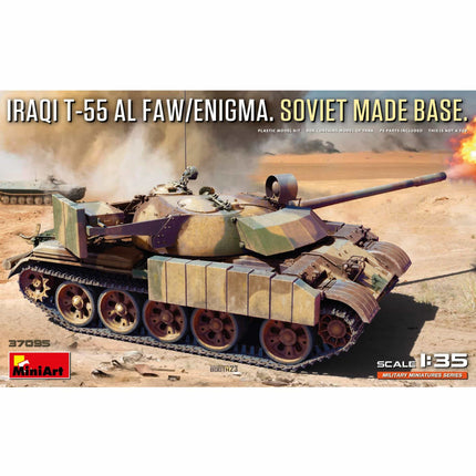 Mini Art - Iraqi T - 55 al - Faw/Enigma. Soviet Made Base 1/35 - The Scale Model Stash