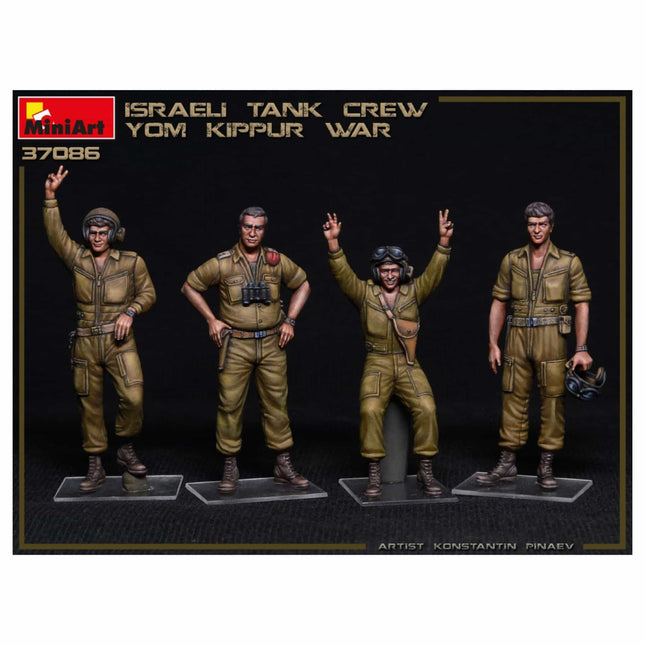 Mini Art - Israeli Tank Crew. Yom Kippur War 1/35 (37086) - The Scale Model Stash