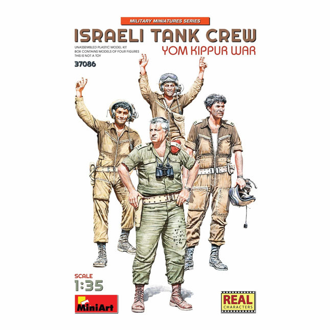 Mini Art - Israeli Tank Crew. Yom Kippur War 1/35 (37086) - The Scale Model Stash