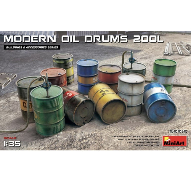 Mini Art - Modern Oil Drums 200L 1/35 - The Scale Model Stash