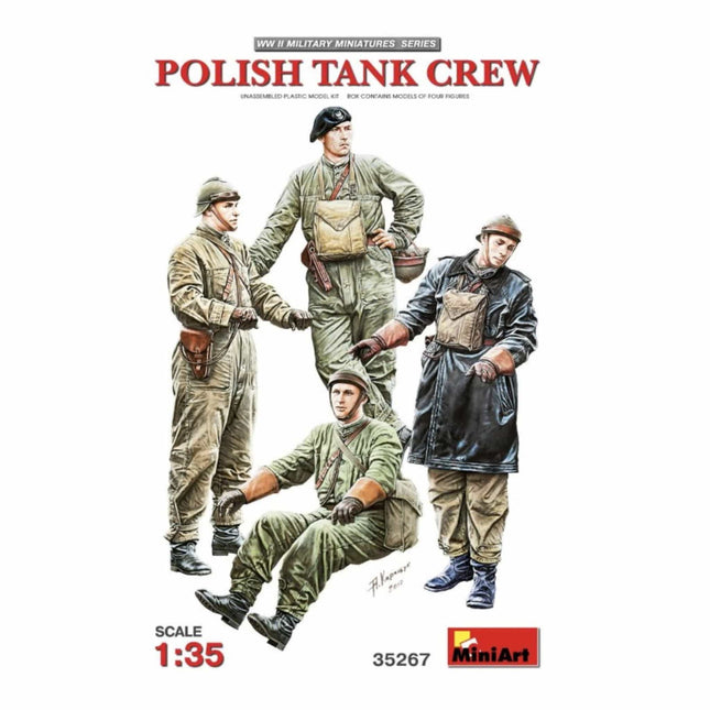 Mini Art - Polish Tank Crew 1/35 - The Scale Model Stash