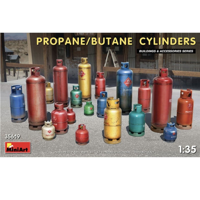 Mini Art - Propane/Butane Cylinders 1/35 - The Scale Model Stash