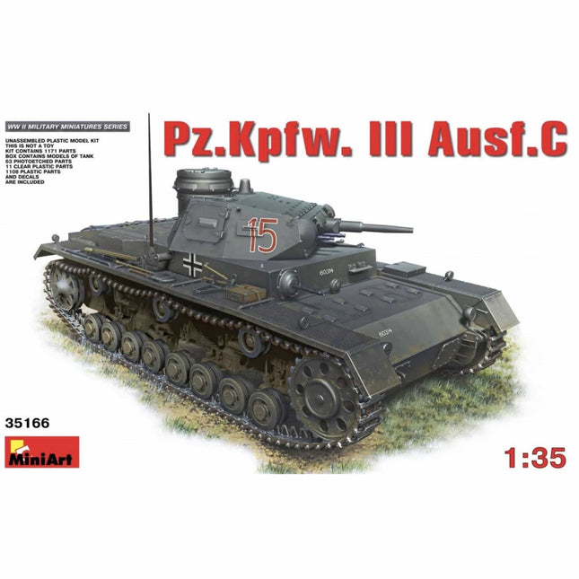 Mini Art - Pz.Kpfw. III Ausf.C 1/35 - The Scale Model Stash