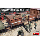 Mini Art - Railway Gondola 16,5 - 18t WWII Military Miniatures Series 1/35 - The Scale Model Stash